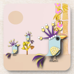 Funny Bird Bier Onderzetter