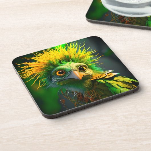 Funny Bird Bier Onderzetter (Linkerzijde)