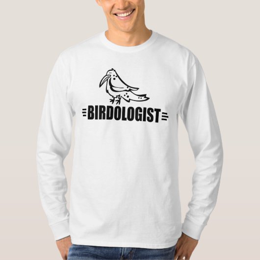 Funny Bird Birder Birdwatch Birdwatcher T-shirt (Voorkant)