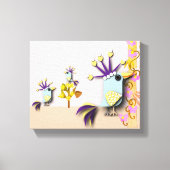 Funny Bird Canvas Afdruk (Voorkant)