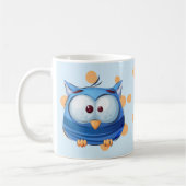 Funny Bird Collectie - Blauw Koffiemok (Links)