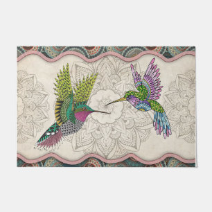 Funny Bird Couples Doormat/Housewarming Gift Deurmat