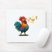 Funny Bird Fcawf Chicken F Caw F Rooster Whisperer Muismat (Met muis)