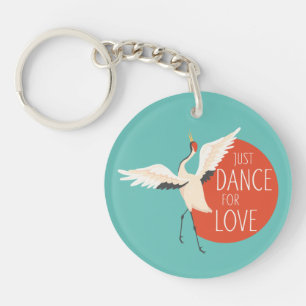 Funny Bird Message - Just Dance for Love 1 Sleutelhanger