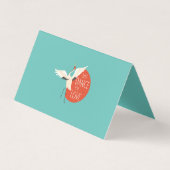 Funny Bird Message - Just Dance for Love 1 Visitekaartje (Voorkant)