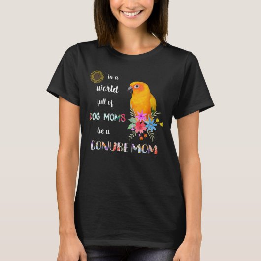 Funny Bird Mom Mother T-shirt (Voorkant)