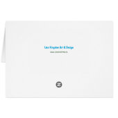 Funny Bird Personalized Bird Day Kaart (Achterkant Horizontaal)