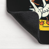 Funny Bird Playing Volleyball Mine Game Day Beach Muismat (Hoek)