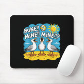 Funny Bird Playing Volleyball Mine Game Day Vibes Muismat (Met muis)