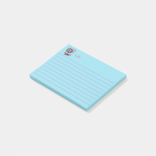 Funny Bird Post-it® Notes (Schuin)