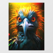 Funny Bird Raamsticker (Vel)