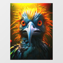 Funny Bird Raamsticker