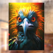 Funny Bird Raamsticker (Vel 2)