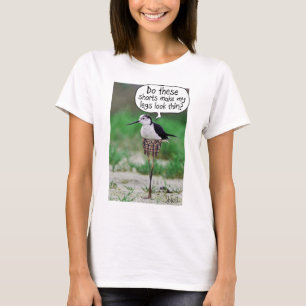 FUNNY BIRD SHORTS gift voor een vrouw T-shirt