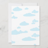 Funny Bird Simple Cute Modern Boy Pregnancy Aankondiging (Achterkant)