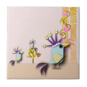 Funny Bird Tegeltje (Voorkant)