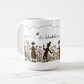 Funny Bird Watcher Print Persoonlijk Koffiemok (Voorkant links)