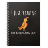 Funny Bird Watching Gifts For Bird Lovers Birding Notitieboek (Voorkant)