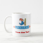Funny Bird Watching, Woodpecker Koffiemok (Links)