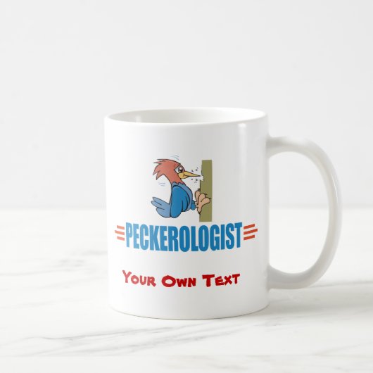 Funny Bird Watching, Woodpecker Koffiemok (Rechts)