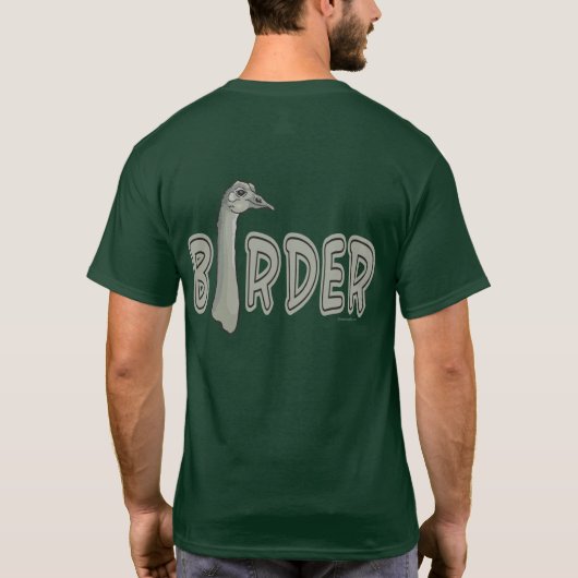 Funny Birder Birdwatcher Birding T-shirt (Achterkant)