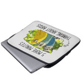 Funny Birds Laptop Sleeve (Voorkant onderkant)