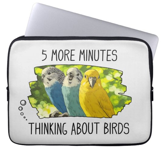 Funny Birds Laptop Sleeve (Voorkant)