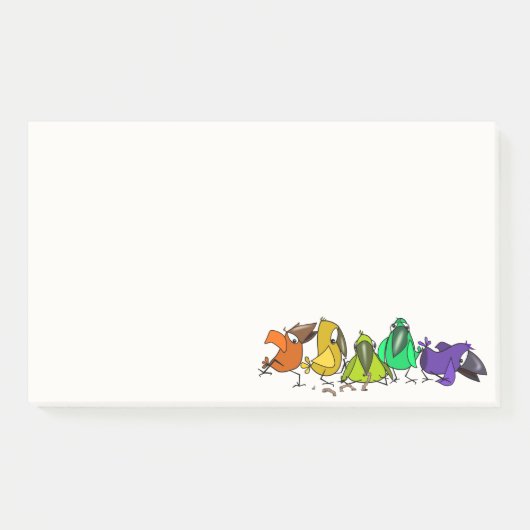 Funny Birds Post-it® notes (Voorkant)