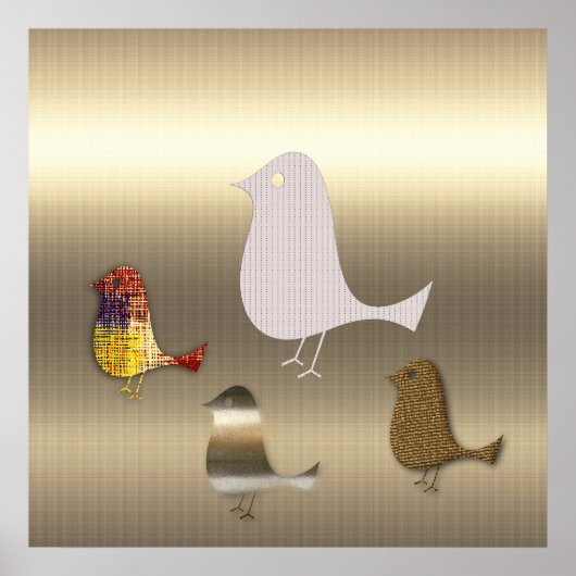 Funny Birds Poster (Voorkant)