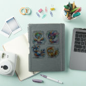 Funny Birds Sticker Sheet (iPad Cover)