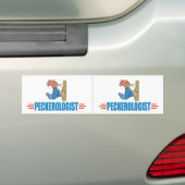 Funny Birdwatch Woodpecker Bumpersticker (Op auto)
