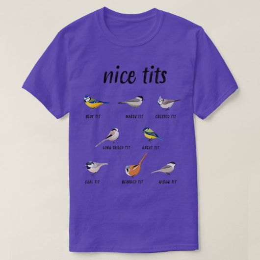 Funny birdwatching gift for birder bird nerd amp b t-shirt (Design voorkant)