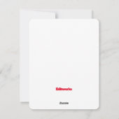 Funny Birthday, 4.25" x 5.5", Papier: Birthday Kaa Feestdagenkaart (Achterkant)