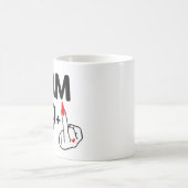 Funny Birthday 70 jaar oud Ik ben 69 Koffiemok (Center)