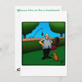 Funny Birthday Barbecue Party Kaart (Voorkant / Achterkant)