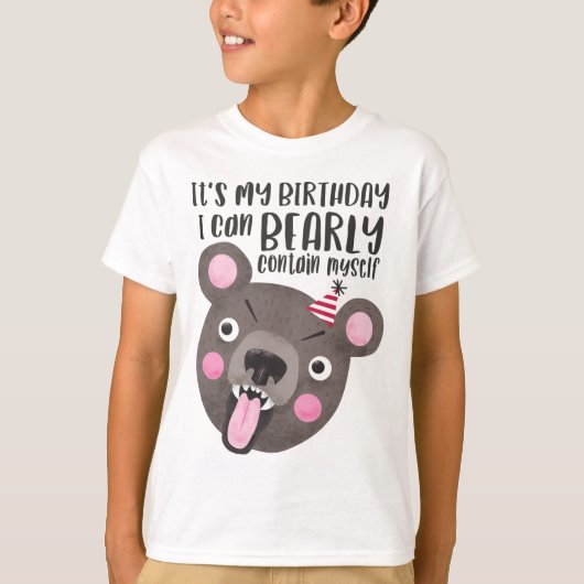 Funny Birthday Beer Pun T-shirt (Voorkant)