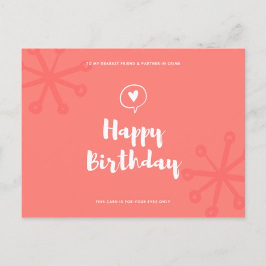 Funny Birthday Briefkaart (Voorkant)