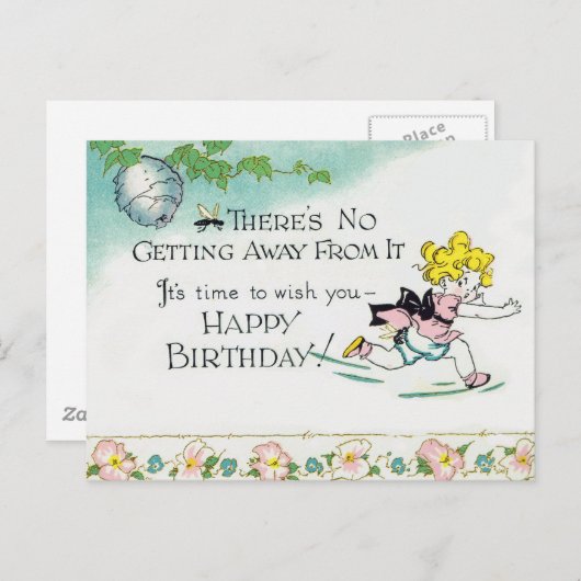 Funny Birthday Briefkaart (Voorkant / Achterkant)