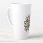 Funny Birthday Cake - Calories Don't Count Today  Latte Mok (Linkerhoek)