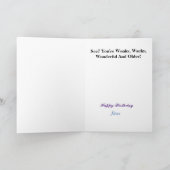 Funny Birthday Cakes Birthday Card Kaart (Binnen)