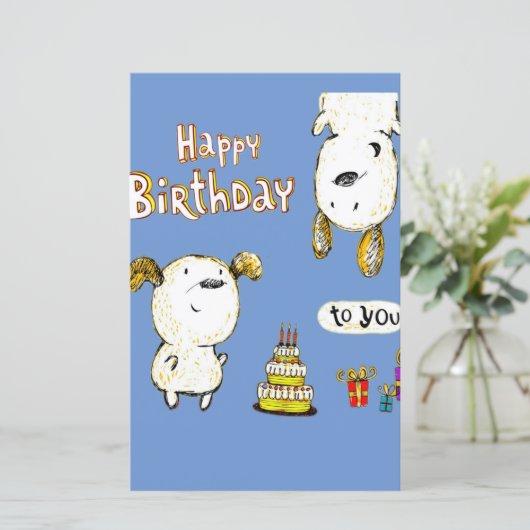 Funny birthday card (Staand voorkant)