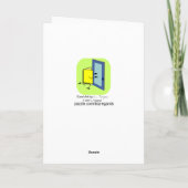 Funny Birthday Card: Birthday Candles Kaart (Achterkant)