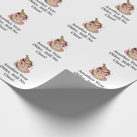 Funny Birthday Card Cadeaupapier (Hoek)