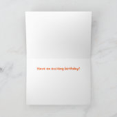Funny Birthday Card Cat Eyes die gloeit van Cake Kaart (Binnen)