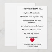 Funny Birthday Card Feestdagenkaart (Voorkant / Achterkant)