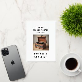 Funny  Birthday Card Folie Wenskaart