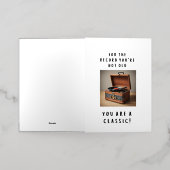 Funny  Birthday Card Folie Wenskaart (Buiten Laag)