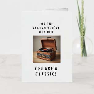 Funny  Birthday Card Folie Wenskaart