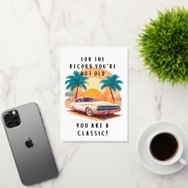 Funny  Birthday Card Folie Wenskaart