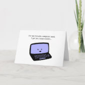 Funny Birthday Card for Computer Programmer Geek Kaart (Voorkant)